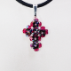 Small Cross - Trisha-Black Suedine - 2